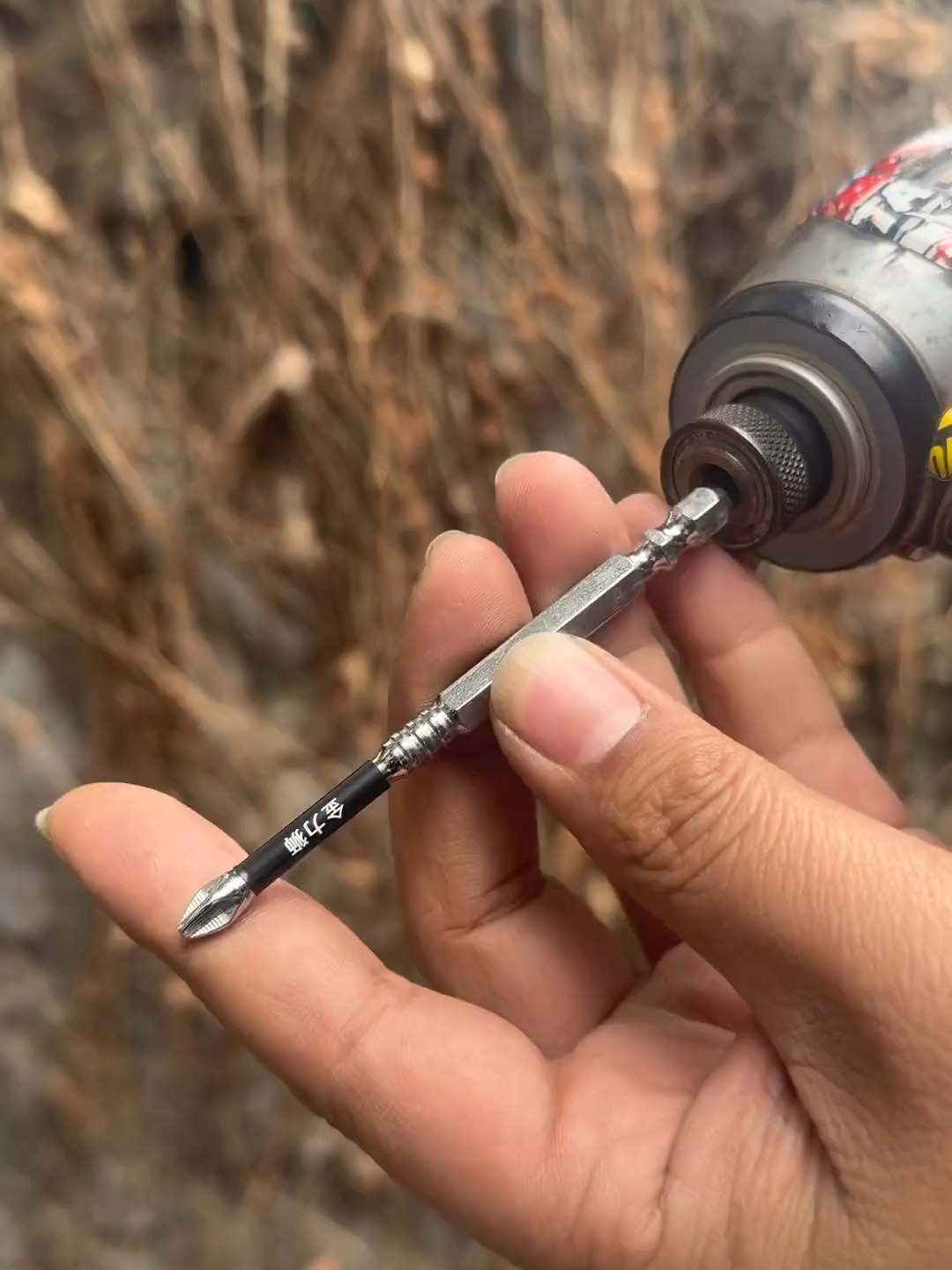 全新升级k5镀铬防滑强磁批头，好的批头不光磁力好 吻合度也要好！#批头#强磁批头#五金工具