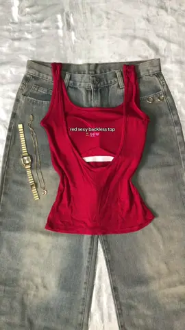 #backlesstop #redtop #backlesstop 