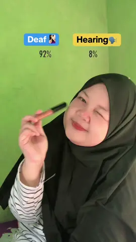 Wow! Wow, thank God 🤩🥳🤟🏻🔥 Yeah! I am deaf! ☺️😘👏🏻🙌🏻 #fypage #fypp #wow #deaf #signlanguage #deafcommunity #indonesia🇮🇩 #trending #likes #bisindo #bahasaisyarat #tiktok #deaftiktok #reels__tiktok #kendarisulawesitenggara 
