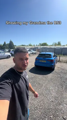 showing my grandma my RS3 #ethanoverton #minitolambo 