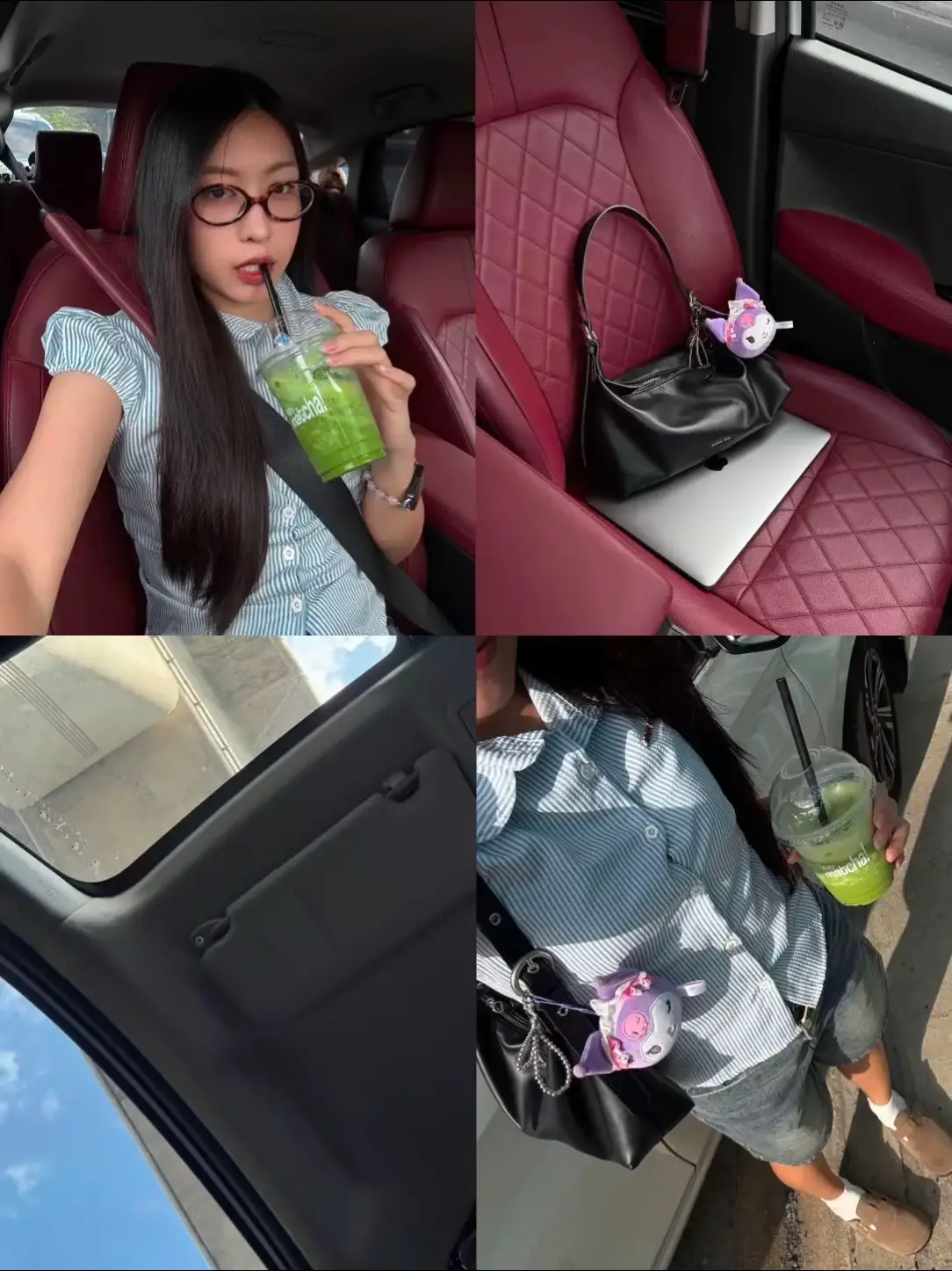 #ซนซนคาร์ #คนรักรถ #ผู้หญิงขับรถ #vibes #car #matchalover #cloudy #OOTD #bkk 