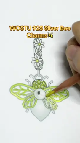 Bee-autiful by day, luminous by night. Say hi to WOSTU’s glow bee🐝👋#DIY #charms #wostu #pendant #dealsforyoudays #jewelry #fyp #bee 
