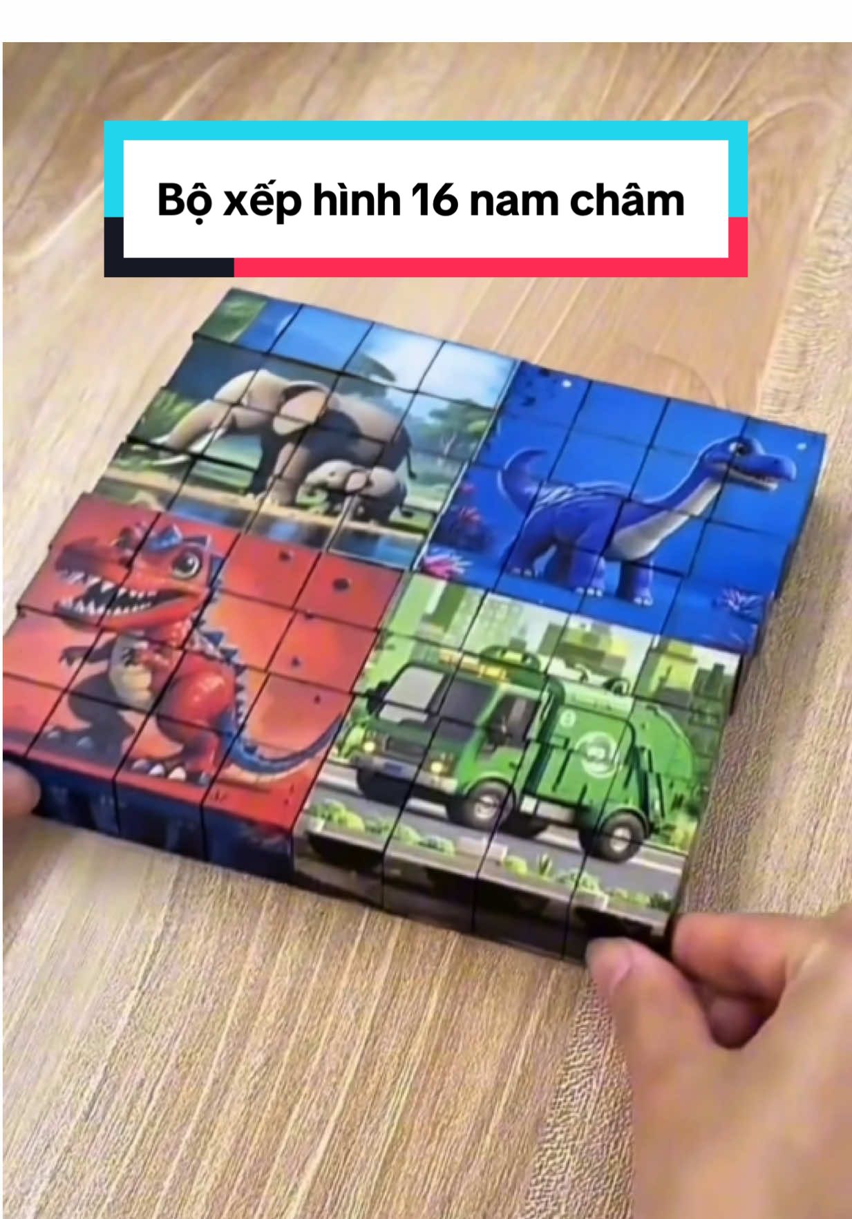 Nam châm xếp hình #namchamxephinh #dochoithongminh #xuhuong 