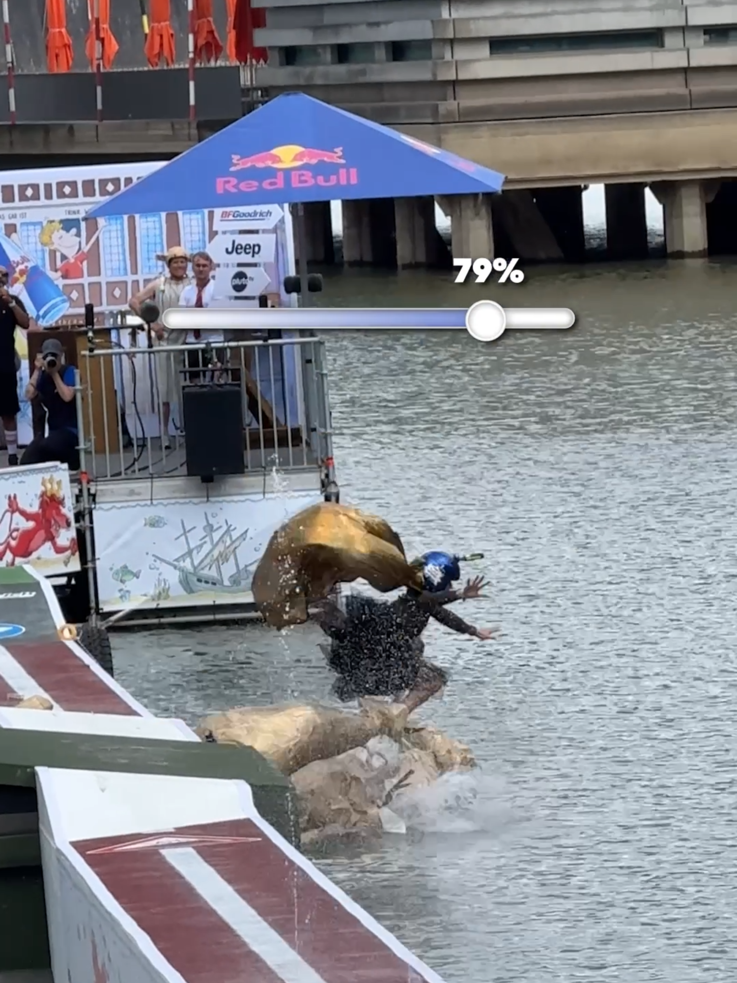 falling head over wheels for this 🫠 #redbull #givesyouwiiings #energydrink #redbullstalenros  #redbullsattelfest #bike