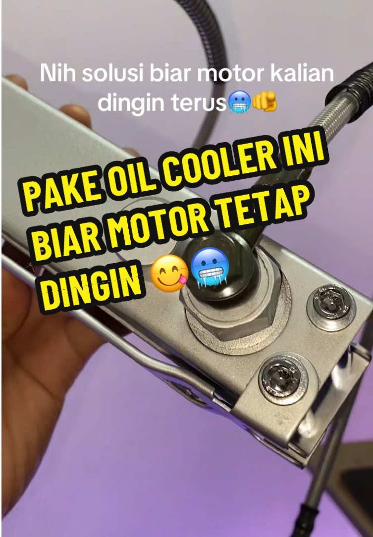 Pake oil cooler ini biar motor tetap dingin🥶
