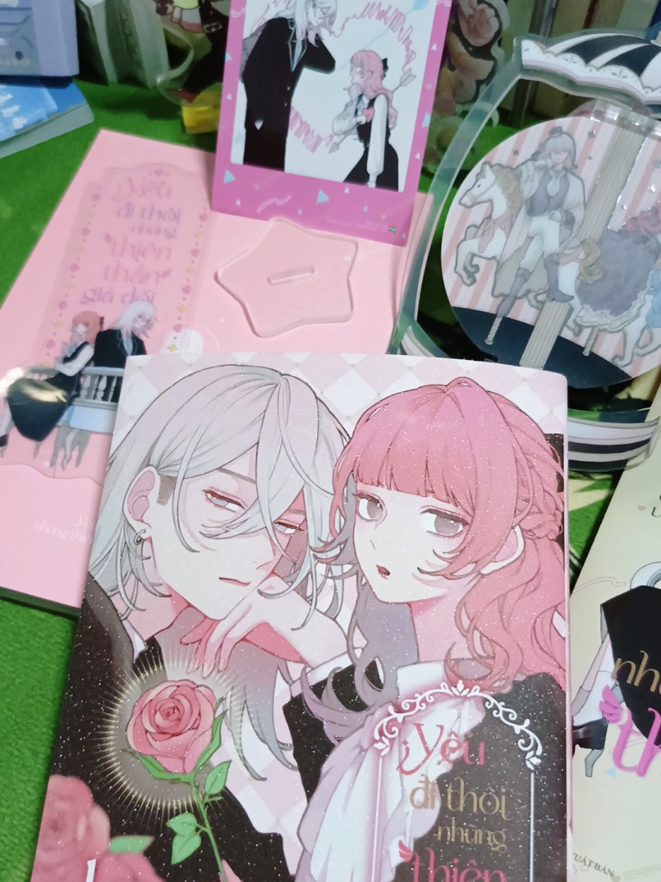 Lại thêm một bộ art vừa xinh vừa hay #sakuraito #unboxing #manga #yêuđithôinhữngthiênthầngiảdối #恋せよまやかし天使ども #fallinloveyoufalseangels 