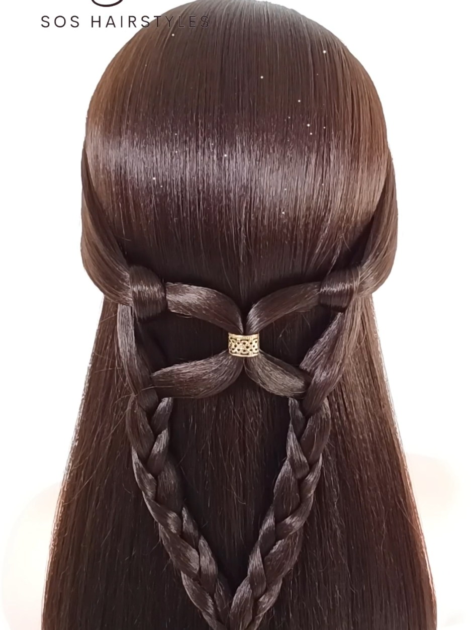 #foryoupage❤️❤️ #TikTokMeFezAssistir #penteadosfaceis #comofazer #hairstyle #viral #viralizar #penteado #foryoupage #hair #beautiful 