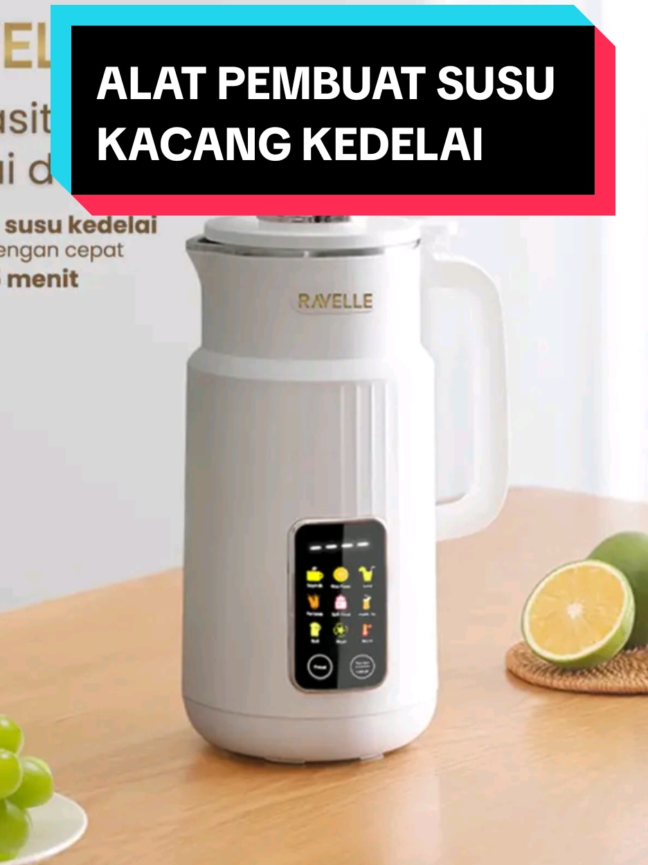 RAVELLE VANTE Digital Soymilk Maker 850ml - Mesin Multifungsi Pembuat Susu Kacang Kedelai #soymilkmaker #ravellevante #alatbuatsusukacang #pembuatsusukedelai #alatpembuatsusukedelai 