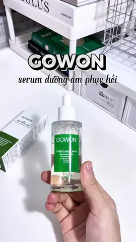 Serum phục hồi làm dịu da Gowon 🍀 #gowon #serum #serumphuchoi #serumcapam #skincare #lamdep #chamsocda #halinhreview #xuhuong #review #unboxing #luukimly 