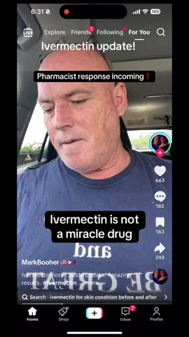 Ivermectin is not a cure all. Your are going to end up in the hospital if you keep listening to non-experts on the internet. Trust your pharmacists, doctors, nurses, etc. #pharmacist #healthcareworker #ivermectin #doctors #nurses #pharmacytechnician #pharmacystudent 