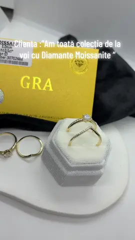 Diamante Moissanite strălucitoare ✨ #codulfrumusetii #bijuterii #impachetamcomenzile #diamante #moissanite #argint #cadou #unboxingvideo #ineldelogodna #cliente 