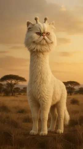 He sees everything 🦒 #cat #girafe 