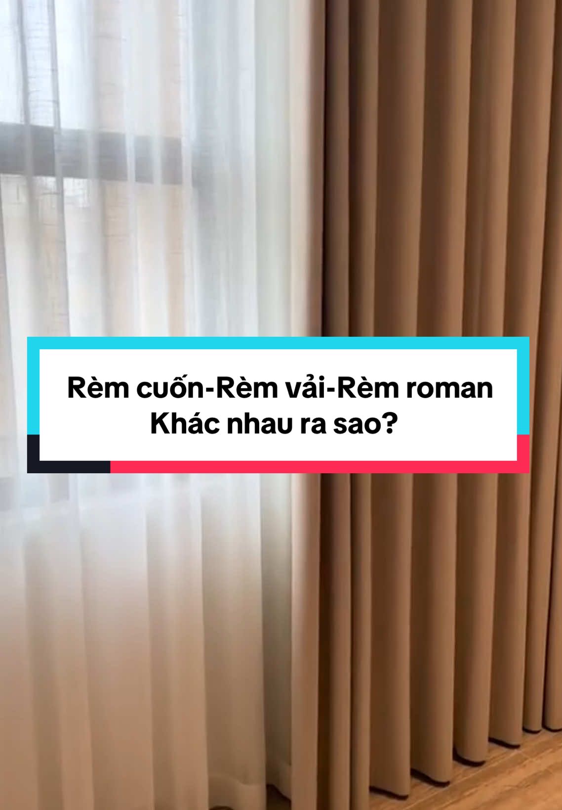 Rèm cuốn – rèm roman – rèm vải: Nhà bạn hợp ‘em’ nào? #remcuon #remroman #remvai #remvaicaocap #xh #tiktok 