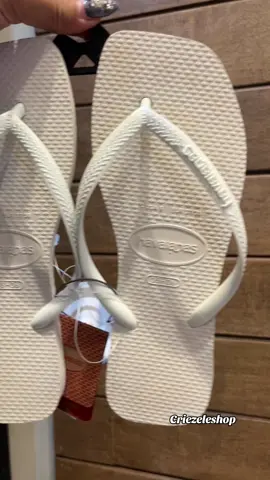 Step out in style with the Havaianas Slim Square Solid White flip flops 🫶❤️❤️ Order yours today!😍 #fypage #fypageシ #foryou #foru #havaianas #madeinbrazil 