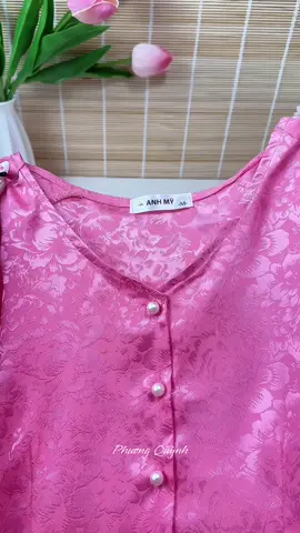 Set bộ bà ba cổ tim tay dài màu hồng phấn #setboxinh #setdoxinh #thoitrang #viral #fypシ゚ 