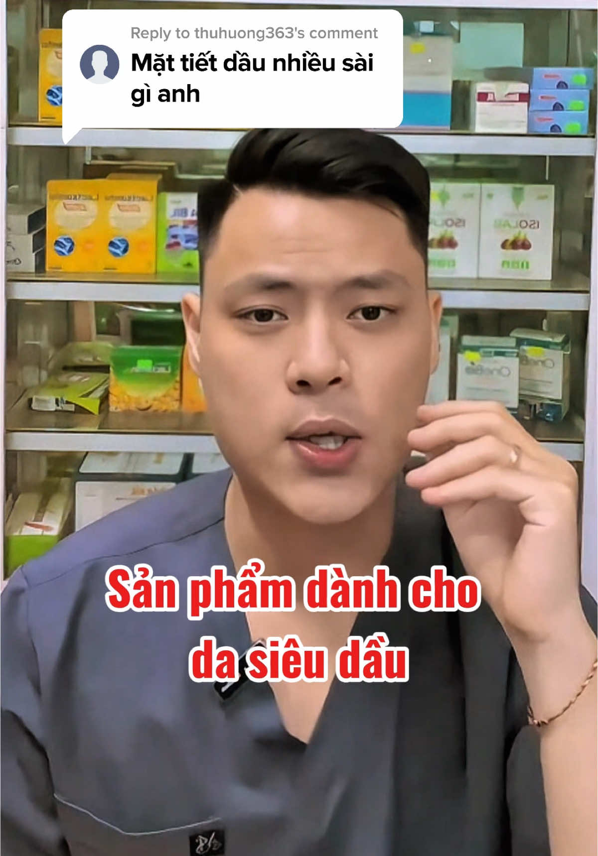 Mặt tiết dầu nhiều nên dùng gì , sp dành cho da dầu mụn #ydgr #songkhoe247♥️ #duocsihoa #songkhoe247 #xuhuongtiktok #mụn_viêm #mụn #mụn_đâu_đen #dadaumun #botruamat 
