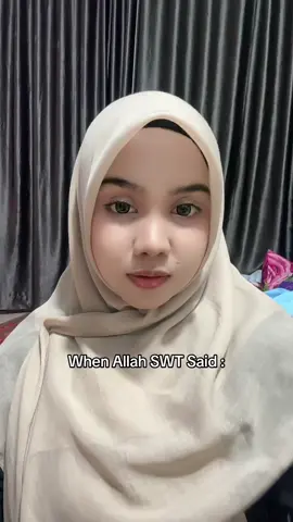 When allah Said 