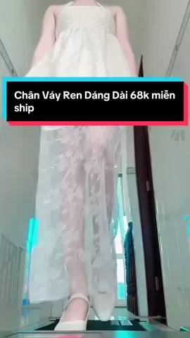 Chân Váy Ren Dáng Dài 68k miễn ship hôm nay🥰#cvrendangdai 