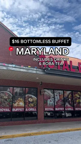 @royalbuffetmd got me eating like a millionaire… on minimum wage 💵  Address: 102 Chartley Dr, Reisterstown, MD 21136 Lunch: $15.99 (11:30AM - 3:00PM) Dinner:$21.99 (3:00PM - Close) (All drinks included) #allyoucaneat #ayce #Foodie #maryland #baltimore #owingsmills #reisterstown #randallstown #towson #catonsville #restaurant #dmvfoodies 