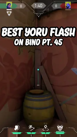 Best Yoru flash on Bind Pt. 45 #Valorant #valorantedit #valorantclips #yoru #buraclone 