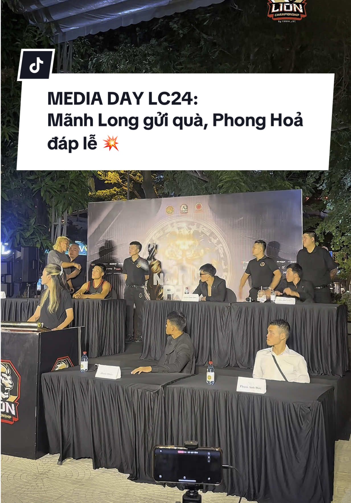 MÃNH LONG GỬI QUÀ, PHONG HOẢ ĐÁP LỄ💥 #lionchampionship2025 #LIONChampionship #lc24 #lionchampionship24 #NationalPride #mma