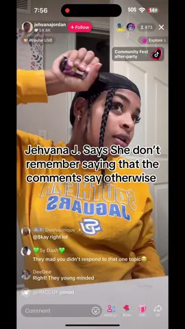 I honestly didn’t understand when they put shell be ok she got good hair #fyp #jevan #jehvanaj 