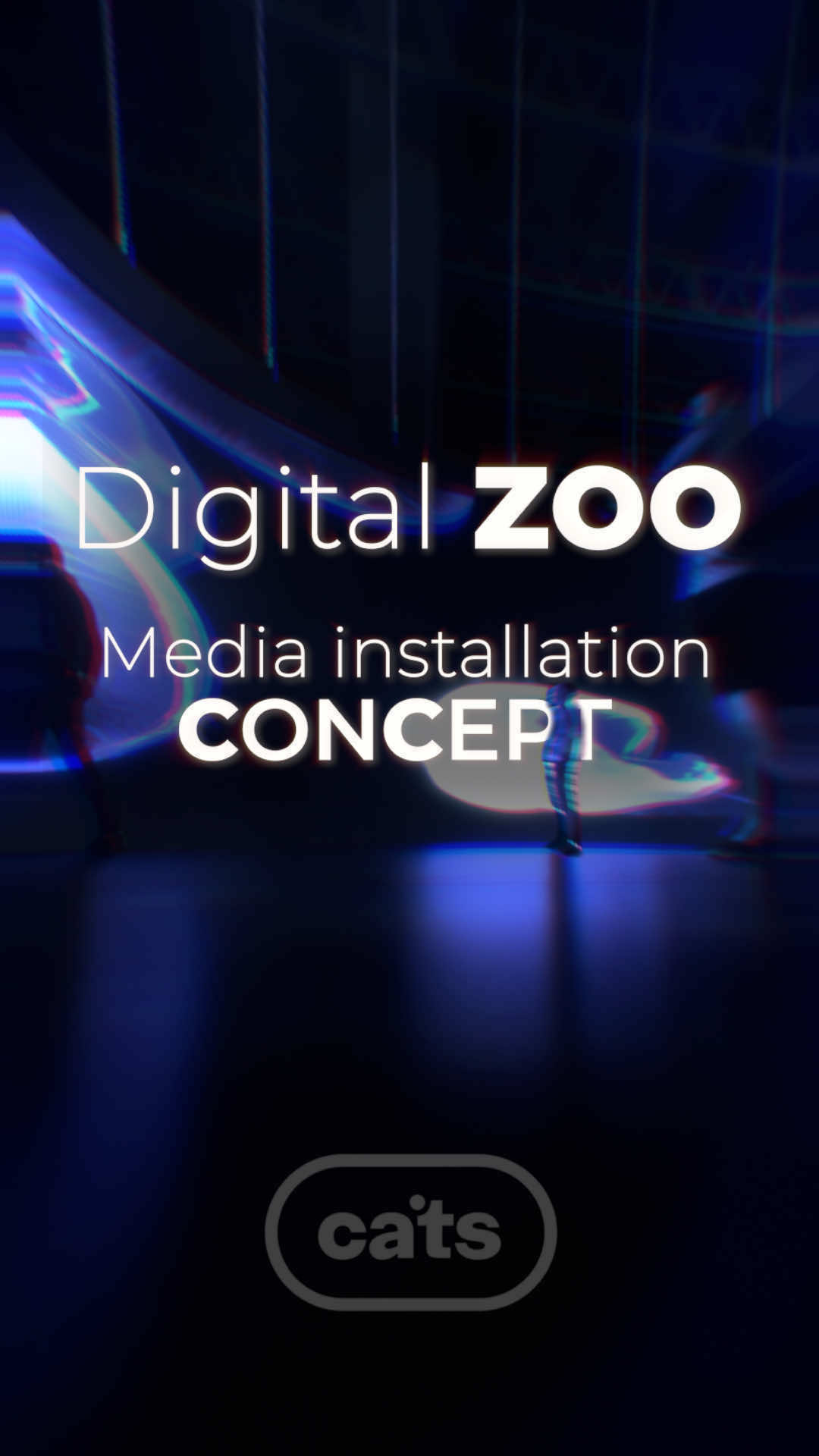Digital Zoo is an interactive media installation based on holographic technology. Three HOLOBOX 86” units form a digital enclosure where rare and extinct animals are displayed at life-size scale. The viewer selects an animal via a touch panel. Upon selection, a realistic 3D animation is launched — with detailed motion, behavior, and appearance. The installation allows people to study animals without keeping them in captivity. It offers a new way for modern humans to interact with the natural world: visual, conscious, and ethical. Developed by CATS Digital Studio #digitalzoo #mediainstallation #exhibitionstand #catsdigital 