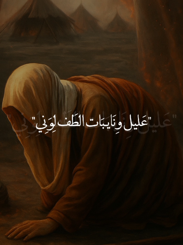 عليل ونايبات الطف لوني😔💔. #يا_علي_السجاد  #عظم_الله_أجوركم_بأستشهاده  #ياحبيبي_ياحسين💔 #يا_علي_السجاد💔  #يازينب_الكبرى💔 #خادم_المذبوح🤎 