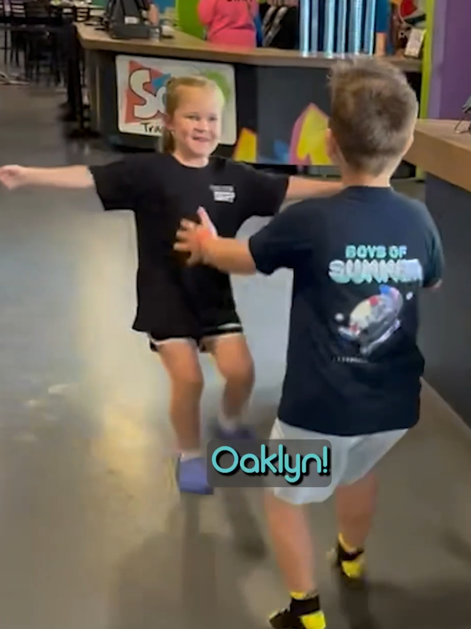 After a year apart these besties were finally reunited 😭❤️ #besties #BestFriends #kidsbelike #backtogether 