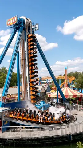 Amusement Park Ride Disaster, Malfunction Leads to Shocking Collapse! #disastercollapse #foryou #usa #fyp #viral