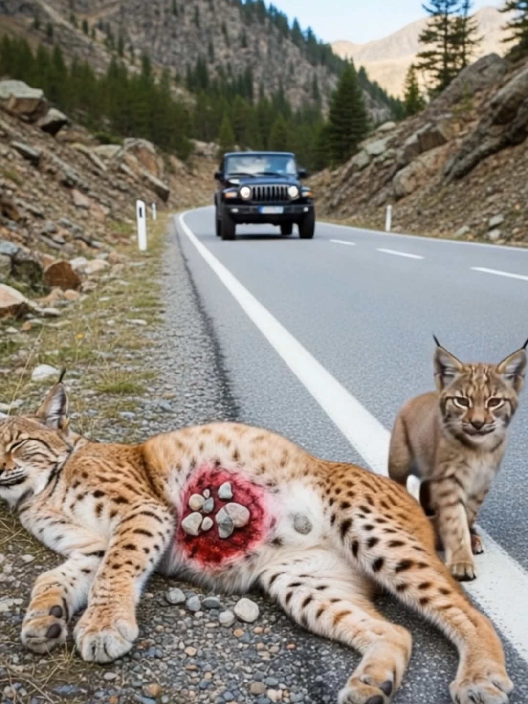 Wild Lynx Rescued and Healed by Compassionate Passerby