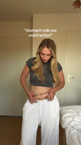 i mean.. goddesses dont lie 😌💖 #bellyfat #selflove #bodypositivity #stomachrolls 