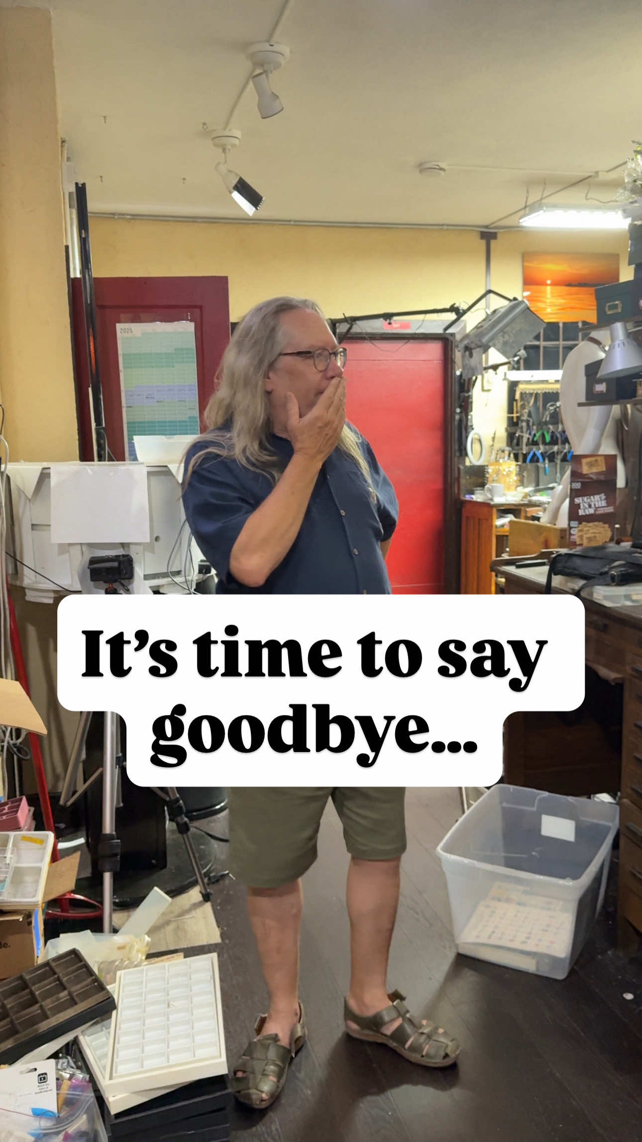 Last time at the old store 😢 We’re so excited for all the magic and jewelry we’ll create at the new location. But first, it’s time to say goodbye to this special place