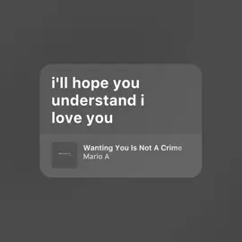 i love u #wantingyouisnotacrime #marioa 
