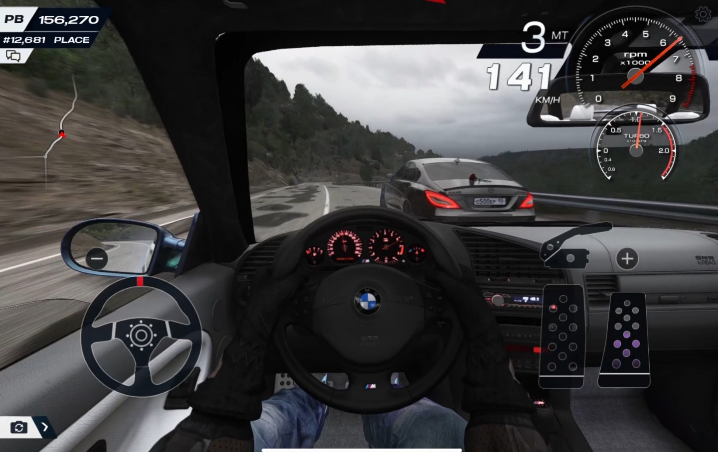 Assetto Corsa Mobile  BMW M3 E36 vs Mercedes CLS 63 AMG - Ultra Realistic Graphics Settings 