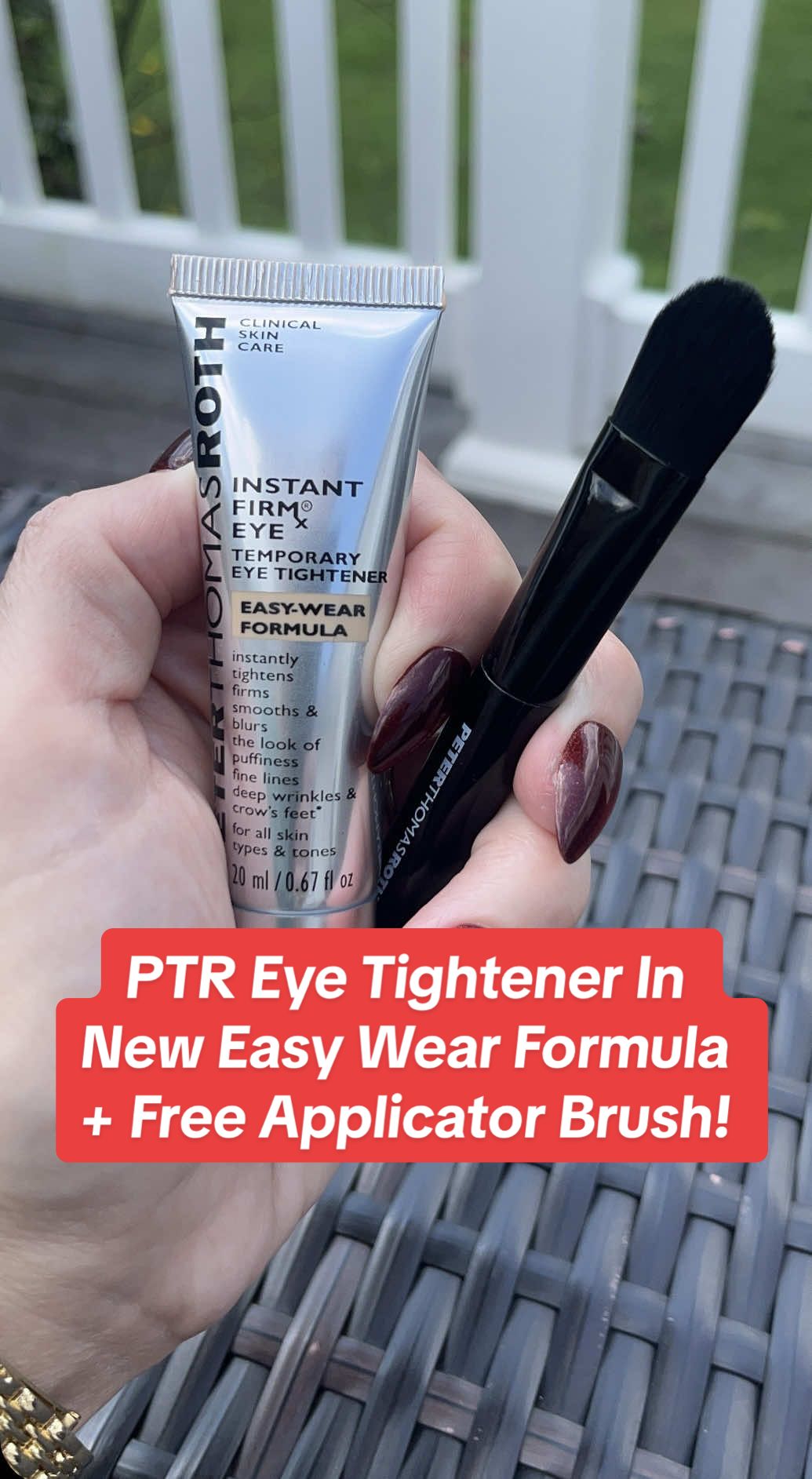 New Easy Wear Formula + Free Brush from @Peter Thomas Roth Labs available exclusively on TT Shop now!! #peterthomasroth #peterthomasrothinstantfirmeye  #instantfirmx  #eyeskincare #puffyeyes #puffyeyesolution #undereye #undereyebags #undereyes #skincare #newskincare #skincareroutine #skincaretips #SkinCare101 #skincareproducts #skincaretiktok #beauty #beautyhacks #beautytips #BeautyTok #beautyroutine #crowsfeet #finelines #finelinesandwrinkles #dealsforyou #dealsforyoudays #ttsbeautybesties #tiktokshopcreatorpicks #tiktokshopsummerturnup #summerskincare #SummerBeauty #ttslevelup #ttsdelightnow #treasurefinds #spotlightfinds #tiktokshop #tiktokfinds #tiktokshopfinds #tiktokmademebuyit #ttshop #creatoricons #ttsacl #TTSTasteMakers #creatorboostcamp #toptierjuly #trending #fypシ #viraliza 
