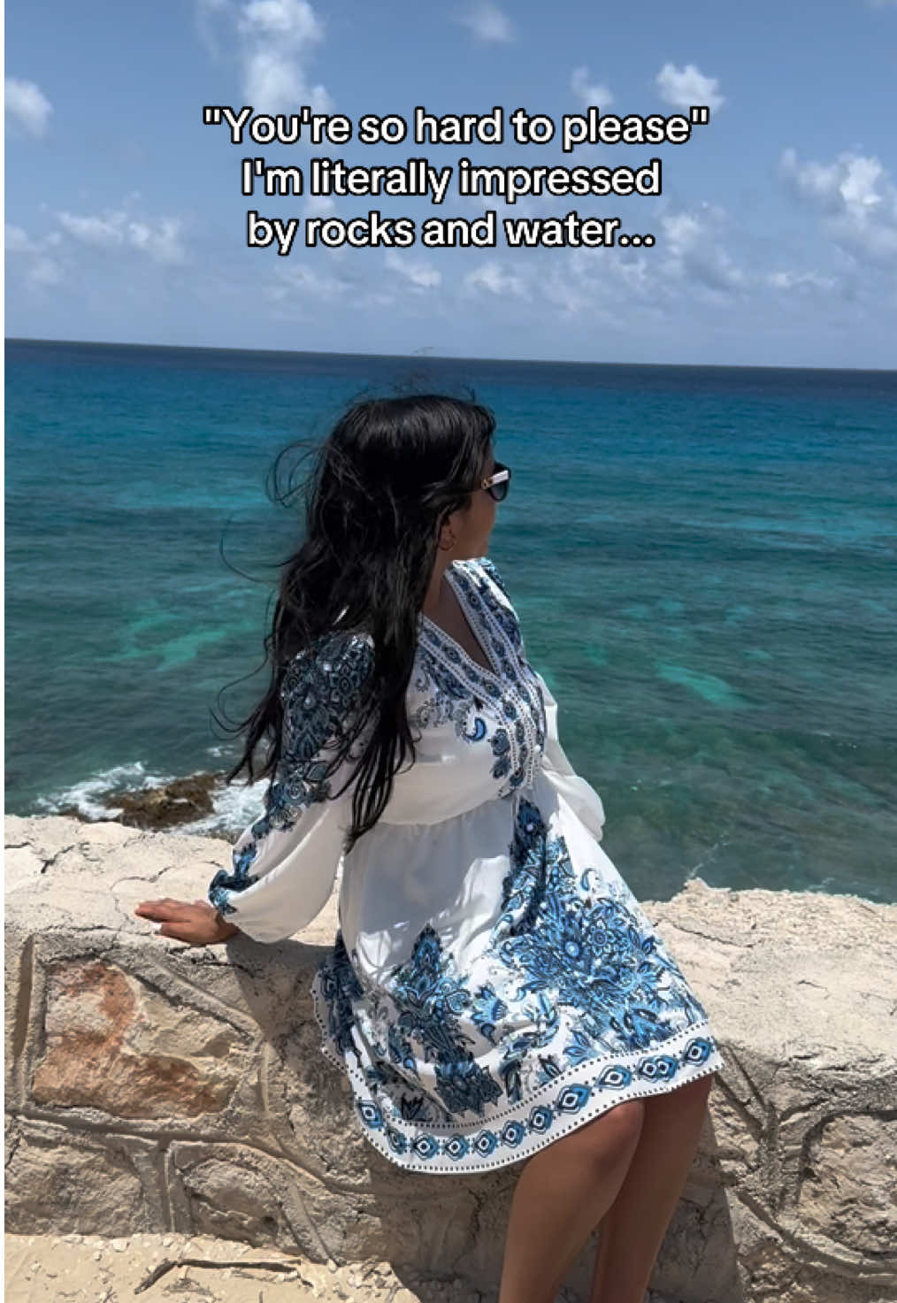 It’s really not that hard 😅 “You’re so hard to please.” Babe, I literally get excited when the water reflects the sky. I saw a rock the other day that was kind of sparkly and almost cried. A gust of wind hit me at just the right time and I felt like the main character in a coming-of-age film. I’m not high maintenance—I’m just vibing with the elements. If you show me a smooth pebble, a funky-shaped cloud, or a leaf that twirls dramatically as it falls, I’ll lose my entire mind. I could stare at water ripples for hours and feel like I’m at a five-star spa. But somehow I’m “hard to impress”? That’s wild coming from people who won’t even crack a smile unless there’s fireworks, a flash mob, and Beyoncé in the background. Honestly, this is your sign to start romanticizing the little things. Life gets a lot more fun when you let the smallest moments be magical. If you’re someone who gets excited over oddly-shaped rocks, moss on a tree, or when the wind blows your hair like you’re in a shampoo commercial, you’re my kind of person. Let’s be delulu and dramatic together. The mundane is cinematic, the ordinary is iconic. This reel is dedicated to every soul who makes a movie out of a sidewalk walk. Because the truth is, the bar for being impressed is not low—it’s just full of ✨wholesome chaos✨. Comment if you’re also in your “finding joy in the bare minimum” era. Do you guys also feel the same way? #RelatableHumor #RomanticizeYourLife #MainCharacterVibes #ComedyTok #EasilyEntertained Literally can’t believe how some people actually think it’s hard but trust me it’s really not that bad especially if I’m impressed by water and rocks and it’s really all in your head to think that it’s hard when in reality it’s not really 