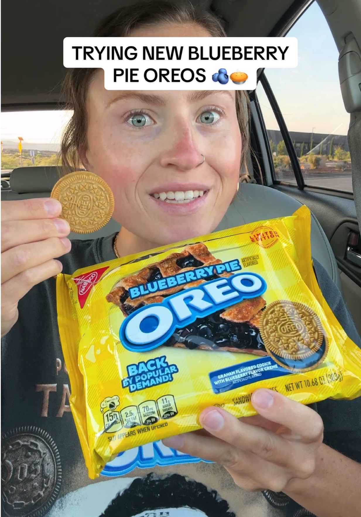 Are blueberry pie Oreos worth all the hype? 🫐🥧 Have you tried this flavor? @OREO #oreo #oreos #blueberrypie #newfood #snacks #dessert #oreocookies #pie #Summer #cookiesandcream #cookies #cookiereview #walmartfinds #milkandcookies #groceryhaul #blueberry #blueberrypieoreo #foodfind #tastetest #snackreview #morganchomps 