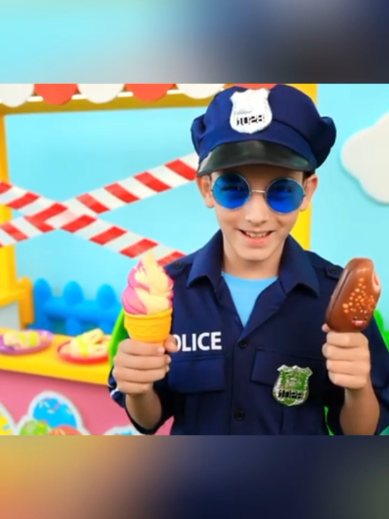 #kidstiktok #toy #funny #baby #police 
