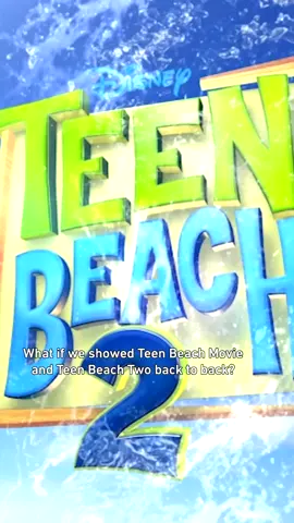 This is what I mean when I say let’s watch a double feature !! 🎥 Teen Beach Movie 2