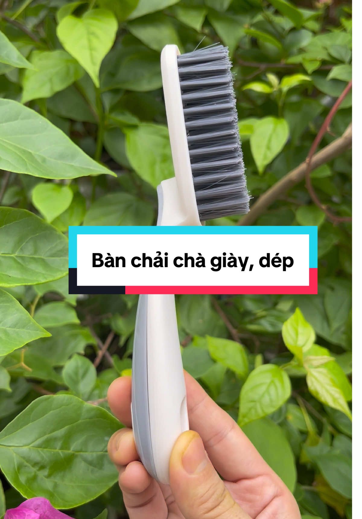 Bàn chải chà giày, dép tiện lợi có tay cầm, nhỏ gọn dễ dàng chà bên trong giày, dép. #banchai #banchaichadep #banchaichagiay #banchaichasan #xuhuong 
