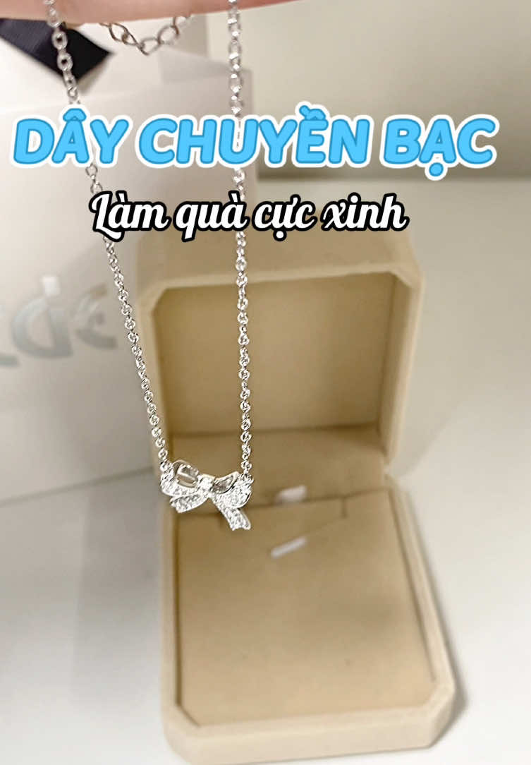 Dây chuyền bạc cực xinhh #daychuyenbac #daychuyen #vongco #trangsucbac #jewelry #trangsucnu #daychuyennu #vongcobac #bac925 #trangsuc #goclamdep #reviewlamdep #lamy 