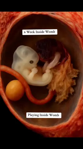 That's how your 6 weeks baby looks inside womb #babyinsidewomb❤️ #babyinsidemomsbelly #babyinsidemytummy #babyinwomb☺ #pregnanttiktok #pregnamcyjouney #6week #6weekspregnant #6weekspregnant😘 #6weeksbaby #viralvideo #viraltiktok 