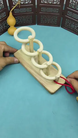 You might not be able to take off the red rope for a long time?#puzzle#iq#Brainteasers