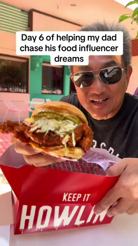 EAT IT OR LEAVE IT: Howlin’ Rays! You already know it’s the best. It’s our favorite chicken sandwich in LA! #eatitorleaveit #food #Foodie #foodreview #foodtiktok #dad #dadtok #losangeles 