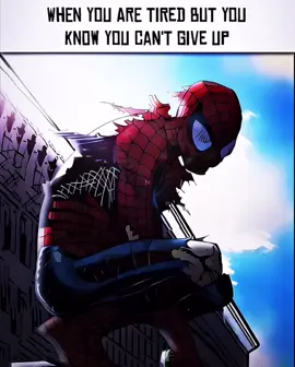 Spider-Man can’t give up #sad #edit #spiderman #peterparker #suffering #comics 