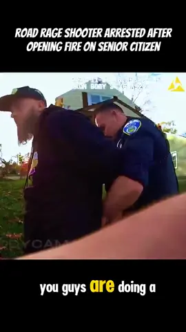 Road Rage Shooter Arrested After Opening Fire on Senior Citizen Part 2 #cops #copsoftiktok #police #policeofficer #bodycam #crime #truecrime #truestory #foryou #fyp 