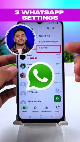 WhatsApp 3 most important settings 🔥 #whatsapp #settings #android #foryou #viralvideo #tiktokviral #reels 
