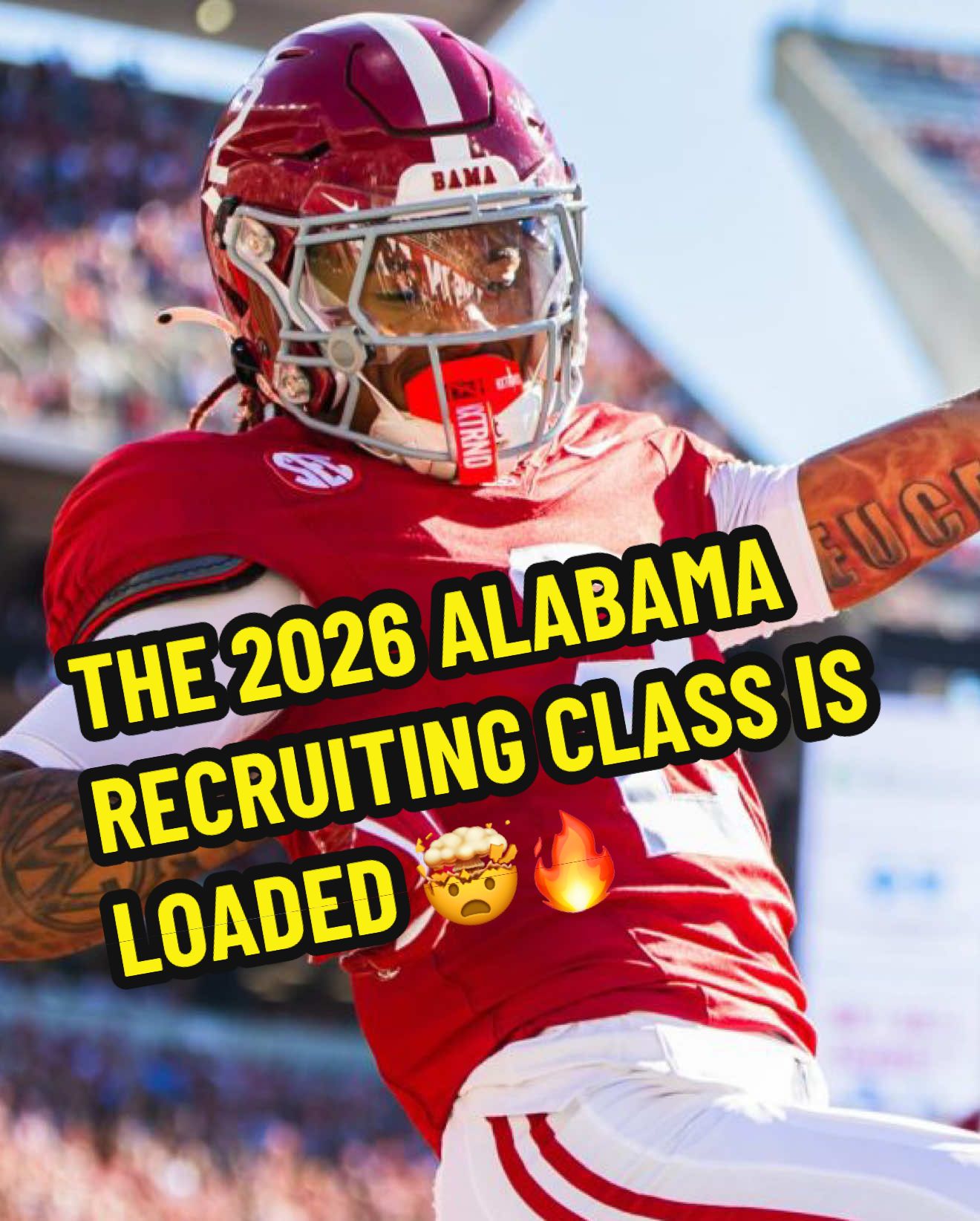 Alabama’s recruiting class is WILD 🤯🔥 #fyp #d1football #nil #alabama #highschoolfootball 