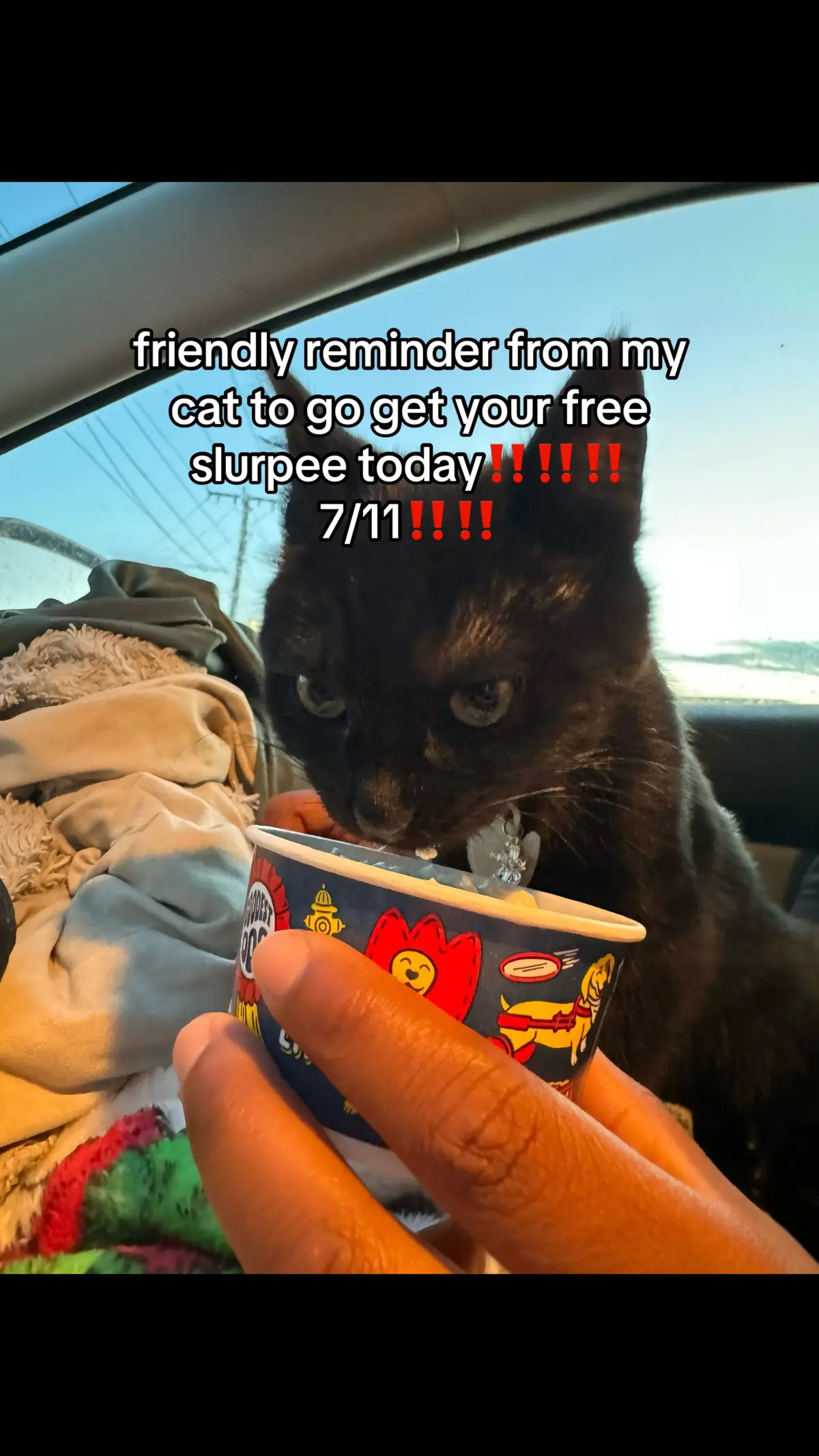 live laugh love free slurpees #foryoupage #foryou #fyp #711 #freeslurpee 